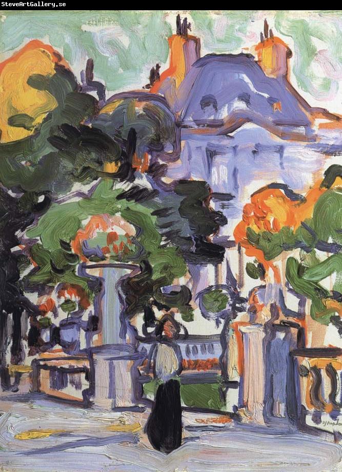 Samuel John Peploe The Luxembourg Gardens